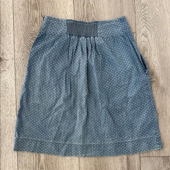 HOLDING HORSES Denim Blue A-Line Skirt - Picture 4 of 4